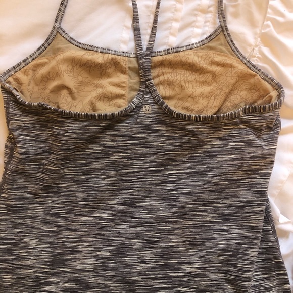 LuluLemon Power Line Tank Gray - Picture 2 of 2